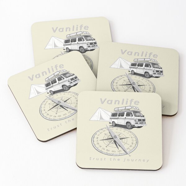 Item preview, Trust the Journey - Vanlife Compass Adventure designed and sold by SouthVibeDesign.