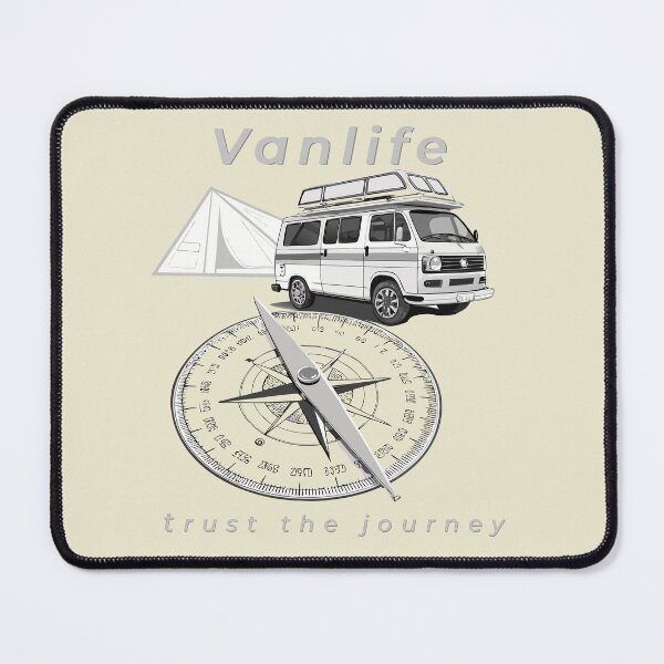 Item preview, Trust the Journey - Vanlife Compass Adventure designed and sold by SouthVibeDesign.