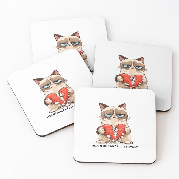 Item preview, Grumpy Cat Heartbreaker designed and sold by mumforlife.
