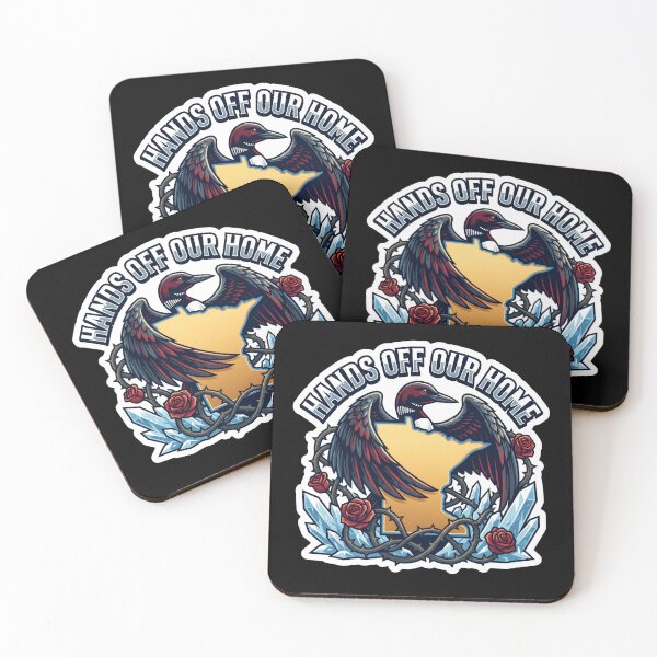 Item preview, Hands Off Our Home - Rebel Loon Protector Roses & Thorns designed and sold by The Grumpy Pet Club.
