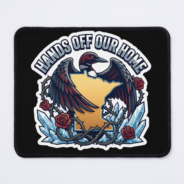 Item preview, Hands Off Our Home - Rebel Loon Protector Roses & Thorns designed and sold by The Grumpy Pet Club.
