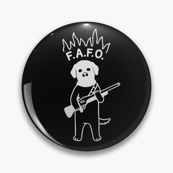 Item preview, FAFO Dog - offwhite print designed and sold by R-A Designs.