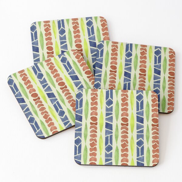 Item preview, Pebbles, Pavers and Palm Leaves pattern #27 designed and sold by DogwoodDesign.
