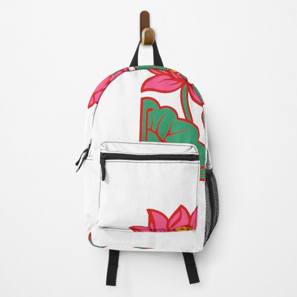 Item preview, Folk Art Lotus Flower Illustration designed and sold by LaFabricaArt.