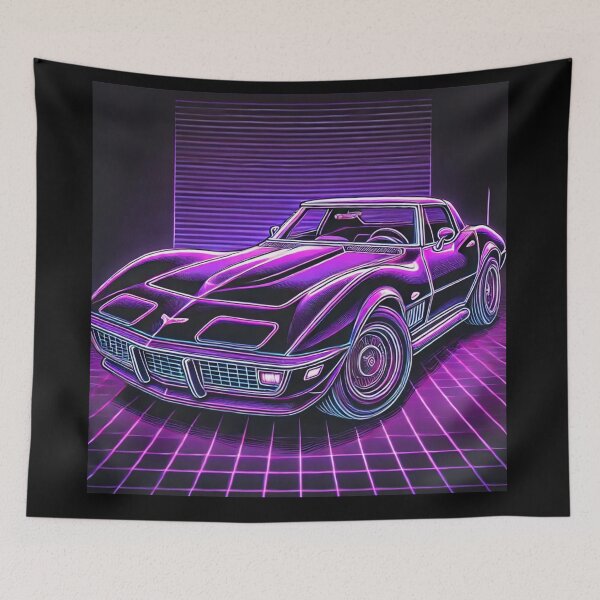 Item preview, retro concept car designed and sold by TEEJAMBOREE.