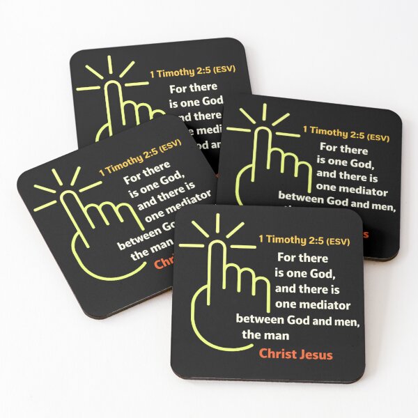 Item preview, One God, One Mediator – 1 Timothy 2:5 designed and sold by MACodDesigns.