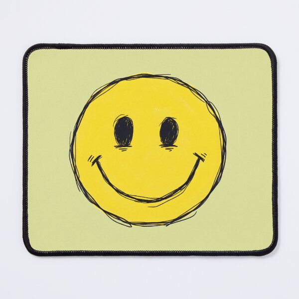 Item preview, Sketchy Yellow Smiley Face - Hand Drawn Marker Doodle designed and sold by Dakson Design - Fantasy Art.