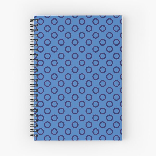 Item preview, Modern Purple Circle Geometry Pattern on Blue Background designed and sold by AleksaDesignMTL.