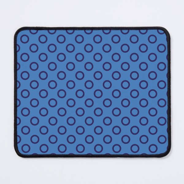 Item preview, Modern Purple Circle Geometry Pattern on Blue Background designed and sold by AleksaDesignMTL.