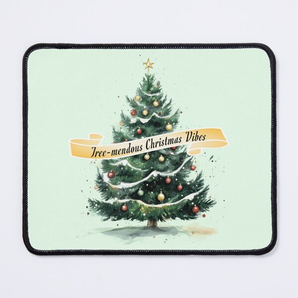 Item preview, Tree-mendous Christmas Vibes Funny Christmas designed and sold by Sachie's Studio.
