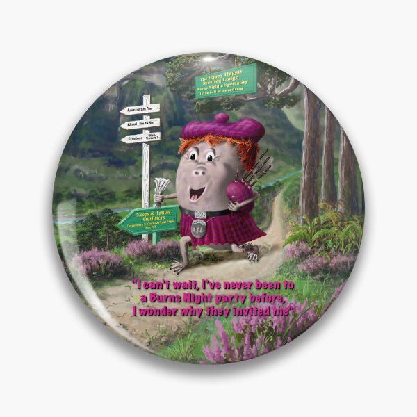 Item preview, The Happy Haggis - Whimsical take on Burns Night designed and sold by Lycanth.