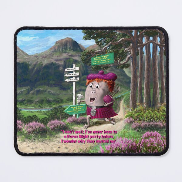 Item preview, The Happy Haggis - Whimsical take on Burns Night designed and sold by Lycanth.