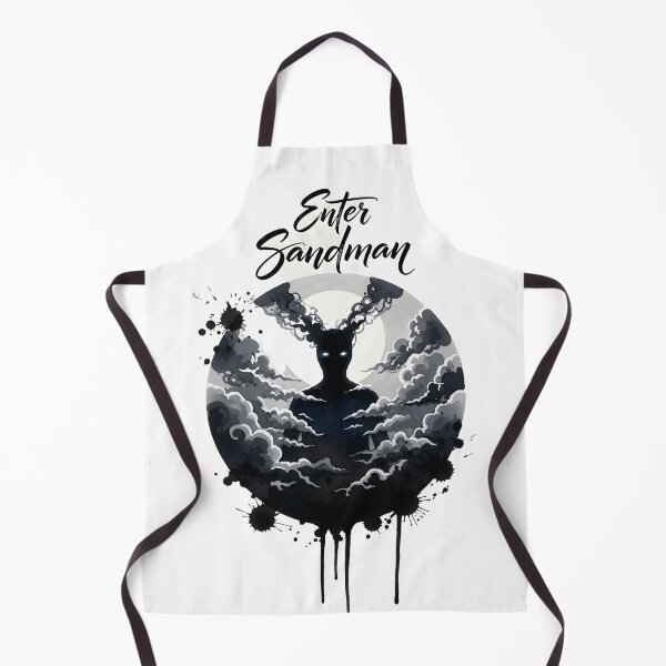 Item preview, Enter Sandman – Dark Sumi-e Metal Art designed and sold by blacksealstudio.
