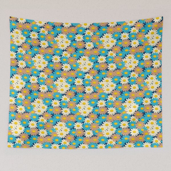 Item preview, Chamomile Floral Seamless Pattern with Soft Meadow Blooms designed and sold by Clara Fruggeri.