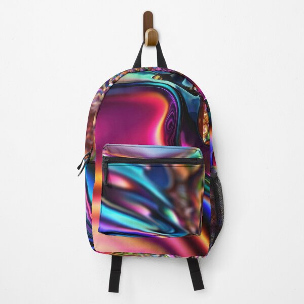Item preview, Liquid Chrome Rainbow - Iridescent Fluid Art designed and sold by B-Russ-Stuff.