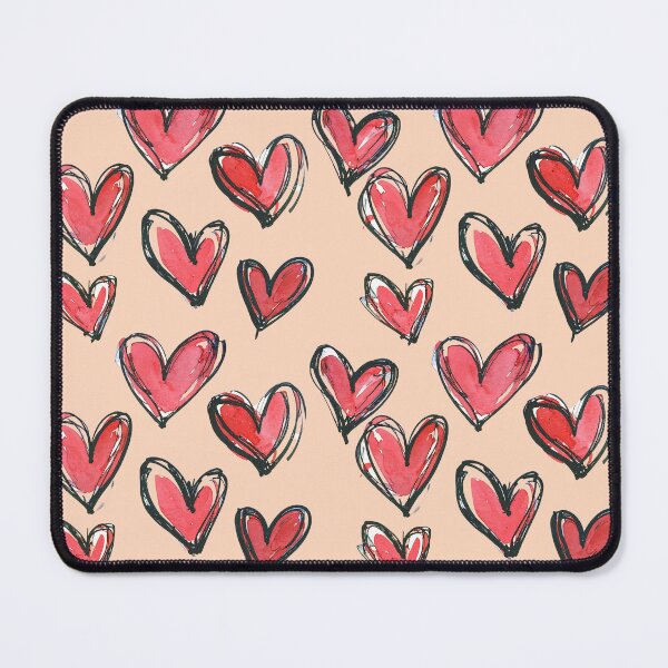 Item preview, Hand Drawn Heart Pattern designed and sold by yara.lahdo.