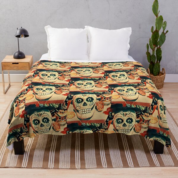 Item preview, Skeleton Face for Day of the Dead designed and sold by oh-bi-me.