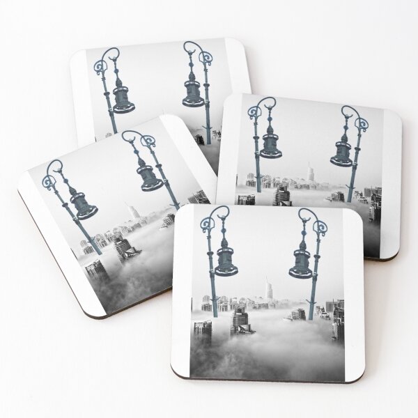 Item preview, Old street lamps over clouds designed and sold by No socks.