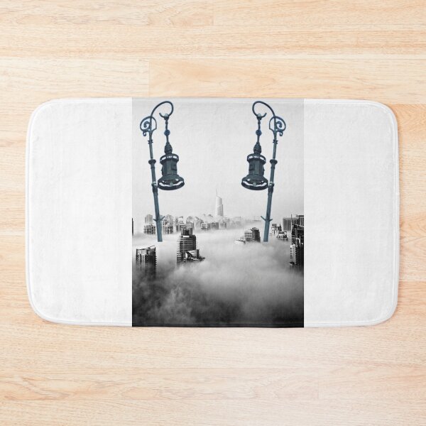 Item preview, Old street lamps over clouds designed and sold by No socks.