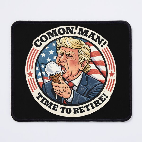 Item preview, Funny Trump Retirement Era Ice Cream Parody designed and sold by DrawHandArt.