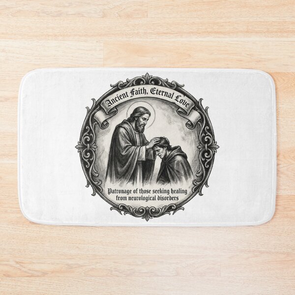 Item preview, Saint Valentine: The Healer of Terni Charcoal Portrait designed and sold by Thaivi Design.