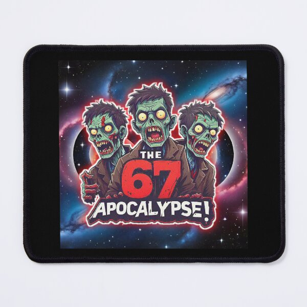 Item preview, Funny Absurd three space Zombie 67 6,7 Meme THE 67 APOCALYPSE!! designed and sold by Giulivo Store Graphic.