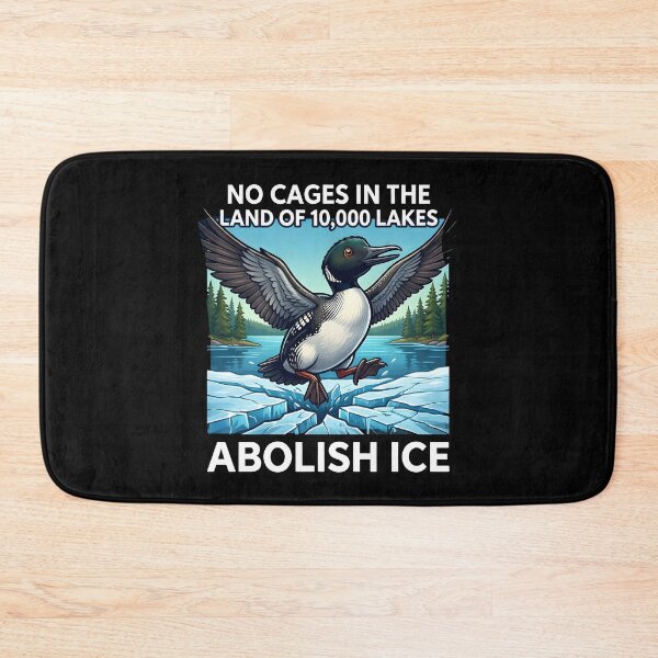 Item preview, Minnesota Rebel No Cages Minnesota Abolish ICE Cartoon Design designed and sold by Uglyandcute.