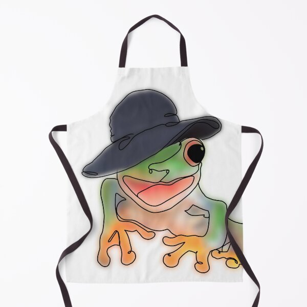 Item preview, Frog Wearing floppy Sun hat – animalzinhats designed and sold by Ashley’sAnimalz.