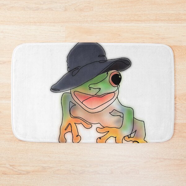 Item preview,  Frog Wearing floppy Sun hat – animalzinhats designed and sold by Ashley’sAnimalz.