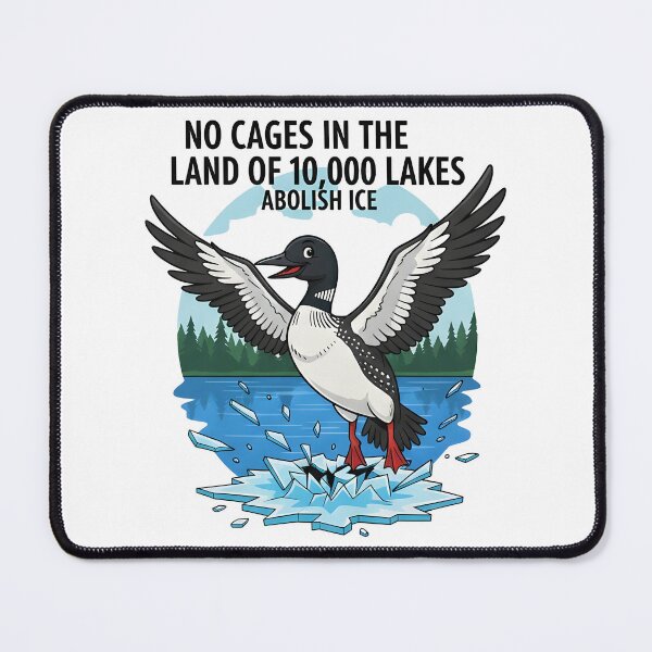 Item preview, Minnesota Rebel No Cages Minnesota Abolish ICE Cartoon Design designed and sold by Uglyandcute.