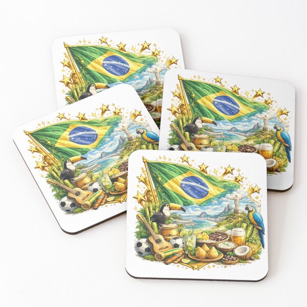 Item preview, Vibrant Brazil – Tropical Culture and Energy Logo designed and sold by K2M.