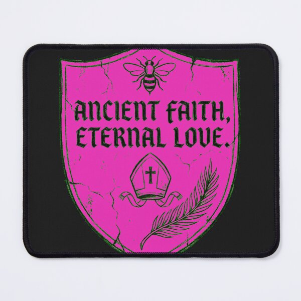Item preview, Saint Valentine Shield: Bishop of Terni Heraldic Charcoal Art designed and sold by Thaivi Design.