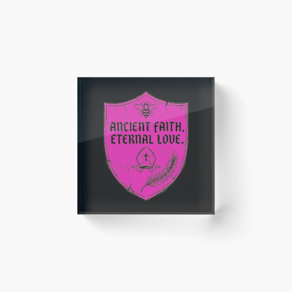 Item preview, Saint Valentine Shield: Bishop of Terni Heraldic Charcoal Art designed and sold by Thaivi Design.
