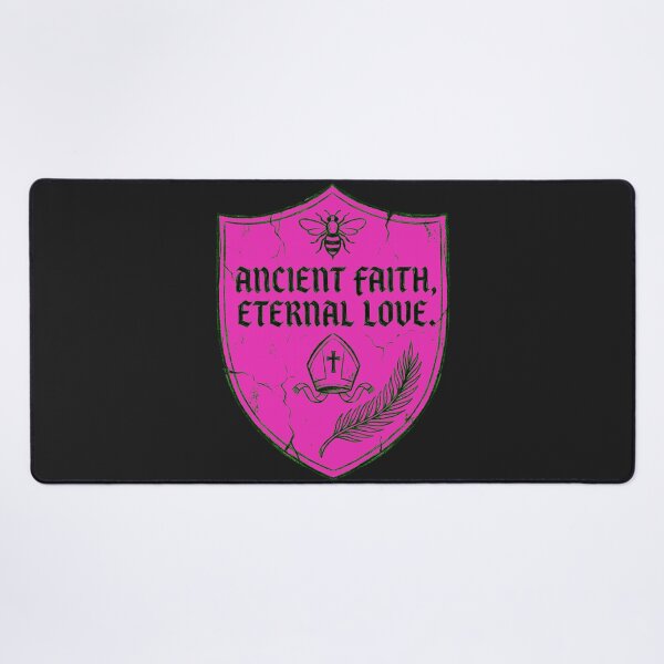 Item preview, Saint Valentine Shield: Bishop of Terni Heraldic Charcoal Art designed and sold by Thaivi Design.