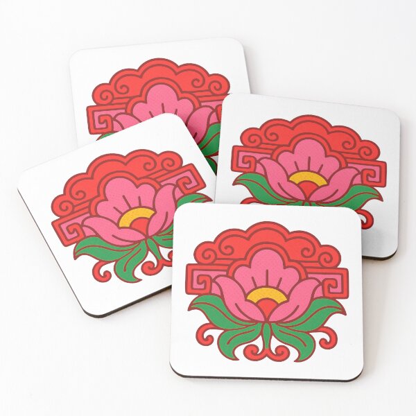 Item preview, Chinese Folk Art Peony Blossom designed and sold by LaFabricaArt.
