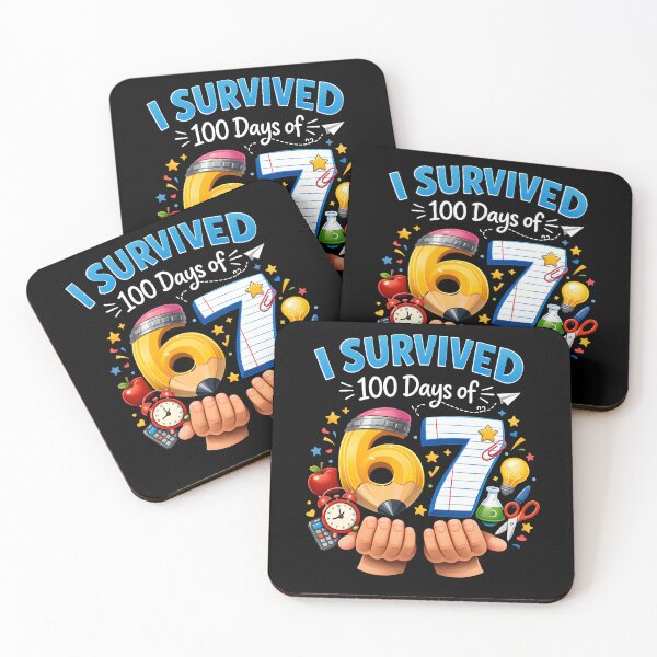 Item preview, I Survived 100 Days Of School 67 Student Teacher designed and sold by Nocturnal-Vines.