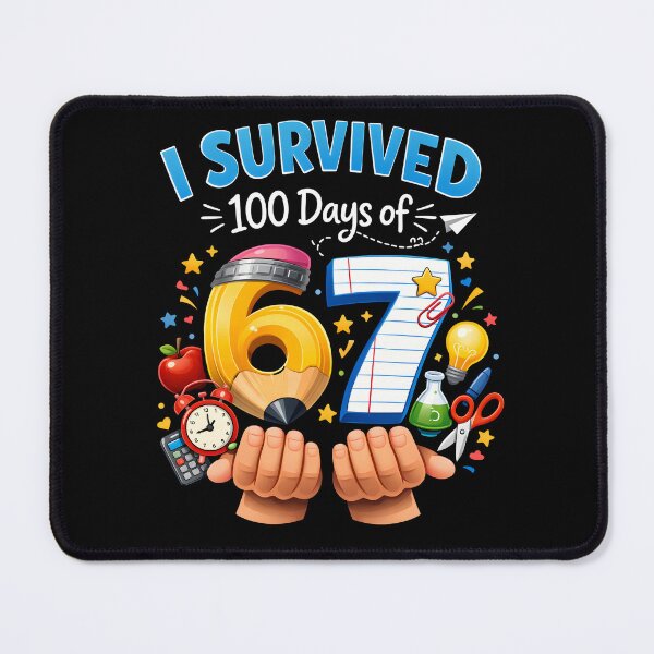 Item preview, I Survived 100 Days Of School 67 Student Teacher designed and sold by Nocturnal-Vines.