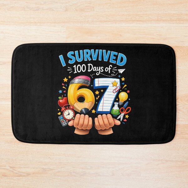 Item preview, I Survived 100 Days Of School 67 Student Teacher designed and sold by Nocturnal-Vines.