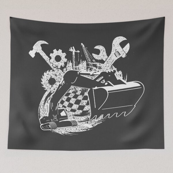 Item preview, Industrial Power Excavator Graphic designed and sold by Heaton-B-Design.