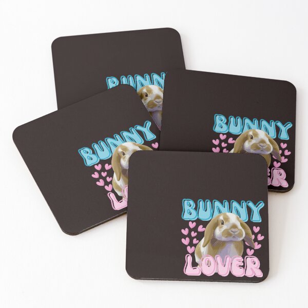 Item preview, Bunny Lover – Cute Lop Bunny with Hearts designed and sold by UUniqueIImprint.