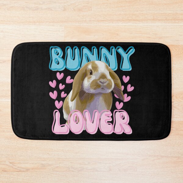 Item preview, Bunny Lover – Cute Lop Bunny with Hearts designed and sold by UUniqueIImprint.