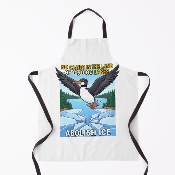 Item preview, Minnesota Rebel No Cages Minnesota Abolish ICE Cartoon Design designed and sold by Uglyandcute.