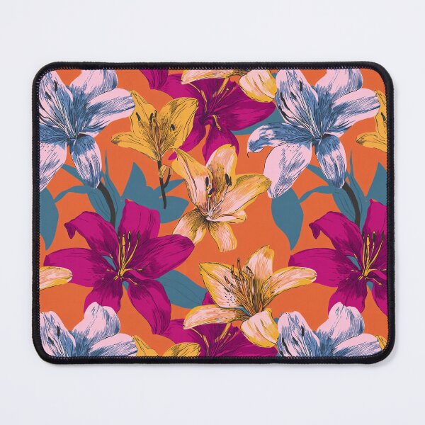 Item preview, Delicate Lilies Flower  - Flower Garden Pattern  - Birthday Gifts For Boyfriend designed and sold by RoyalStarsPatts.