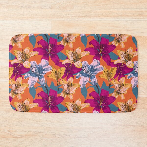 Item preview, Delicate Lilies Flower  - Flower Garden Pattern  - Birthday Gifts For Boyfriend designed and sold by RoyalStarsPatts.