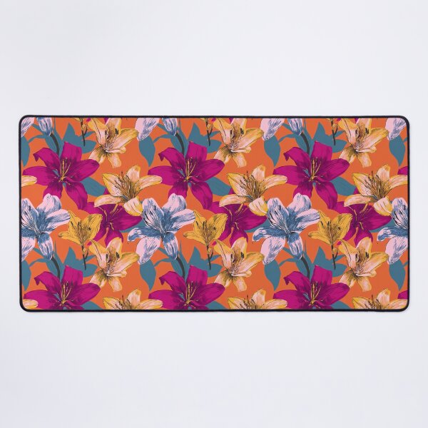 Item preview, Delicate Lilies Flower  - Flower Garden Pattern  - Birthday Gifts For Boyfriend designed and sold by RoyalStarsPatts.