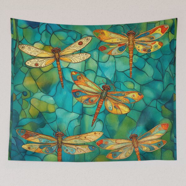 Item preview, Dragonfly Garden Party designed and sold by Glimmersmith.