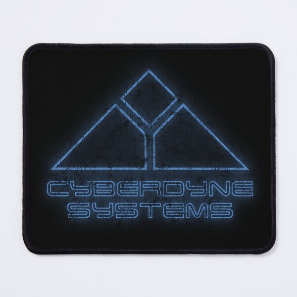 Item preview, Terminator Cyberdyne Systems 80s Blue Neon Logo Distressed designed and sold by Power Up Prints.