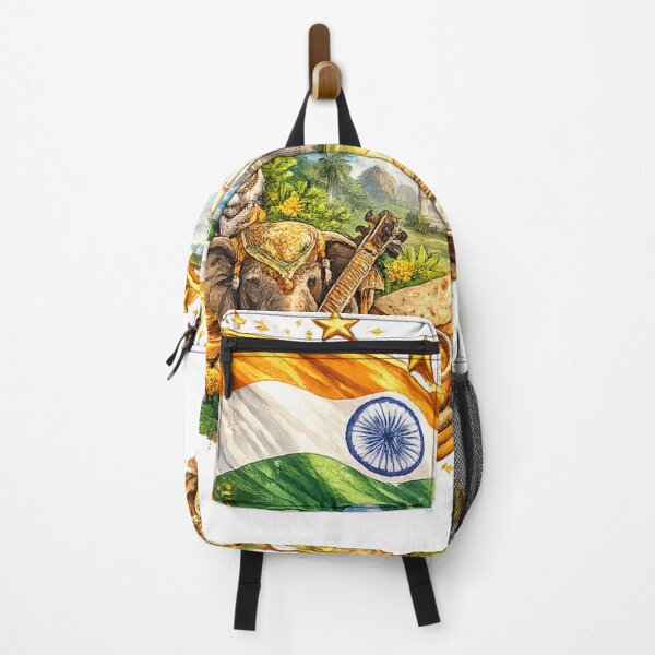 Item preview, Indian Culture Logo – Premium National Art with Gold Stars designed and sold by K2M.