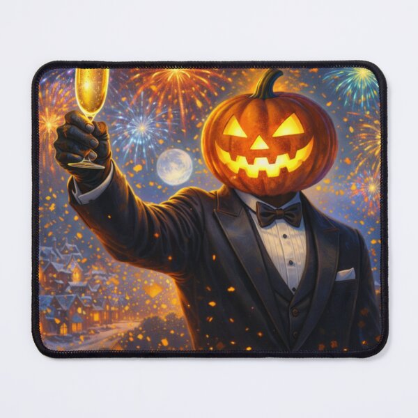Item preview, Headless Horseman New Year’s Toast in Tuxedo – Holiday Fantasy Art designed and sold by TheHorsemanRidesAgain.