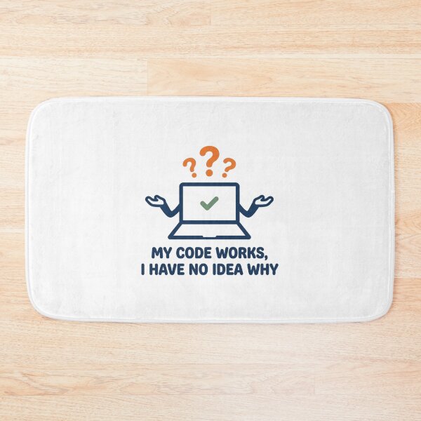Item preview, My Code Works I Have No Idea Why Programmer designed and sold by DuckShip.